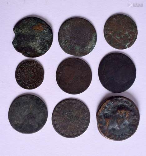 OLD COINS. (qty)