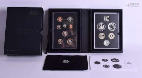 A SILVER COIN PROOF SET.