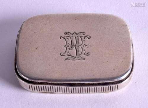 AN ANTIQUE SAMSON MORDEN SILVER VESTA CASE.