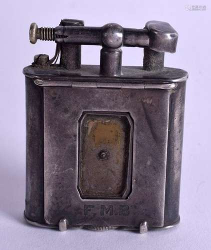 A 1920S DUNHILL LIGHTER WATCH. 5.5 cm x 4.5 cm.