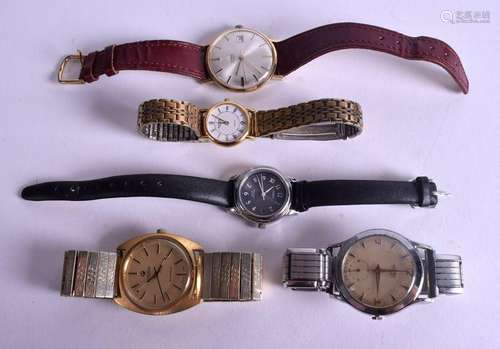 FIVE VINTAGE WATCHES. (5)