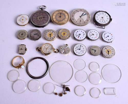 ASSORTED WATCH PARTS. (qty)