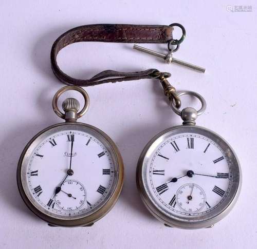 TWO POCKET WATCHES. (2)