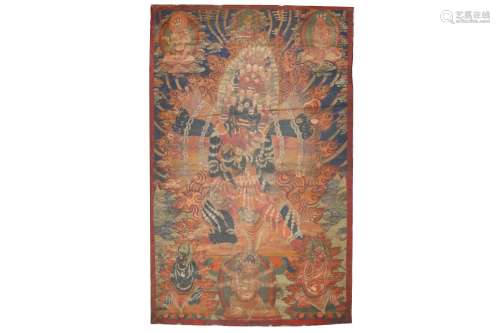 A LARGE THANGKA.