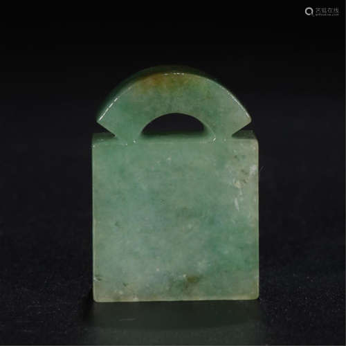 CHINESE JADEITE KNOT SEAL