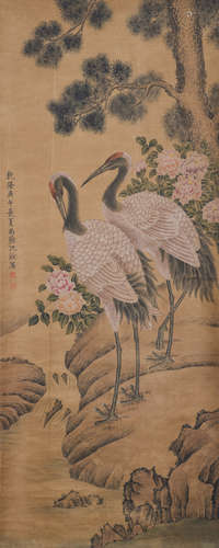 沈銓  花鳥圖