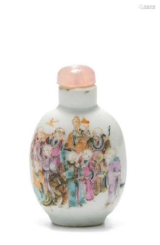 Chinese Famille Rose Snuff Bottle, 19th Century