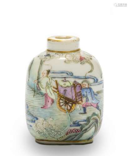 Chinese Famille Rose Snuff Bottle, 19th Century