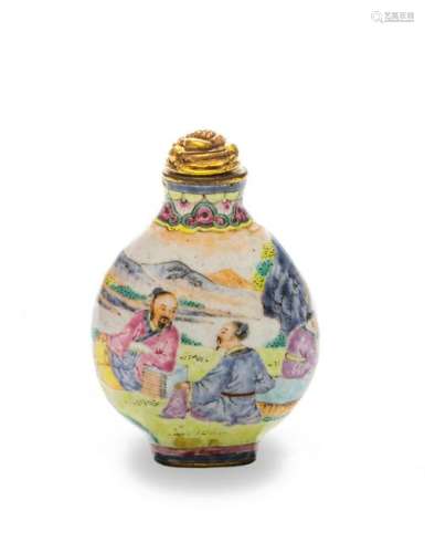 Imperial Enameled Snuff Bottle, Qianlong