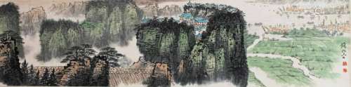 Chinese Horizontal Painting, Qian Songyan