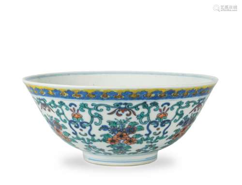 Chinese Doucai Lotus Bowl, Daoguang Period