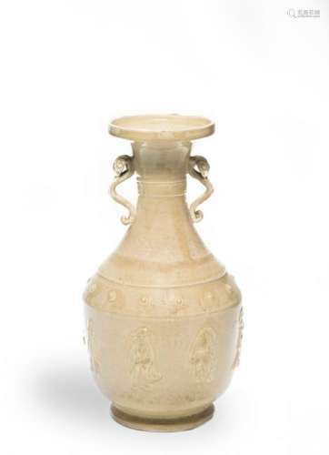 Chinese Zhangzhou 8 Immortals Vase, 17-18th Century
