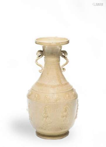 Chinese Zhangzhou 8 Immortals Vase, 17-18th Century