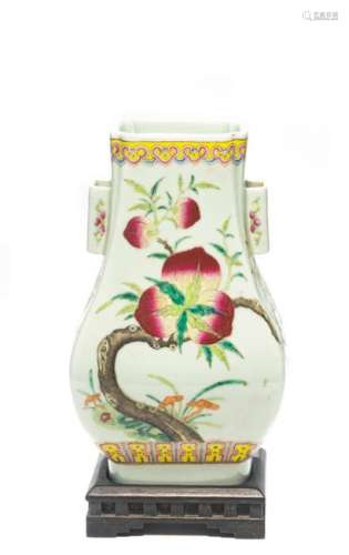 Imperial Chinese Famille Rose Vase, Guangxu