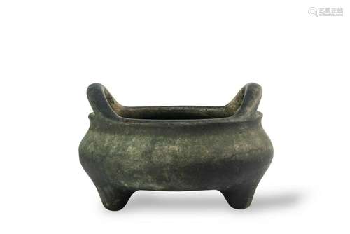 Chinese Bronze Incense Burner, 17-18th Century