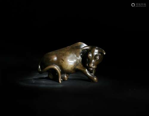 Chinese Bronze Bull, Ming Dynasty