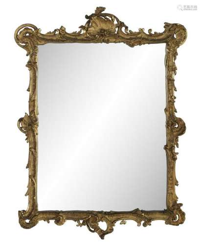 Louis XV-Style Giltwood Mirror