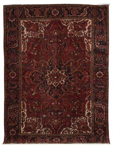 Semi-Antique Heriz Carpet