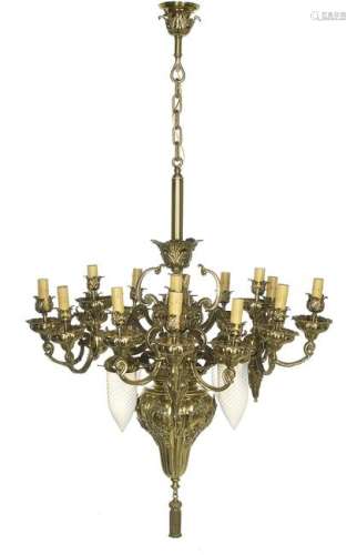 French Brass Chandelier