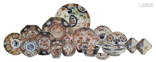 Sixteen-Piece Collection of Imari Porcelain
