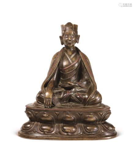14-15世纪 噶玛拔希铜佛像