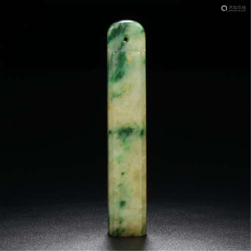 CHINESE JADEITE FEATHER HOLDER