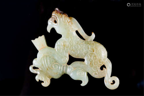 CHINESE ANCIENT JADE BEAST