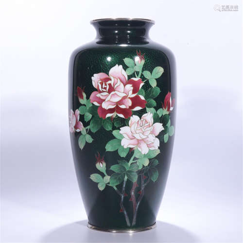 CHINESE CLOISONNE FLOWER VASE