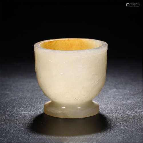 CHINESE ANCIENT JADE CUP WARRING PERIOD