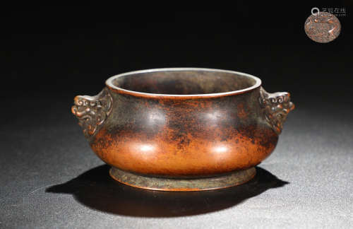 BRONZE EAR CENSER