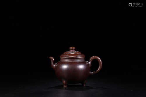 ZISHA TRIPOD TEAPOT BY DABIN