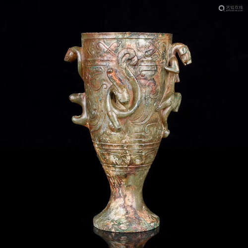 ANCIENT JADE CUP ORNAMENT