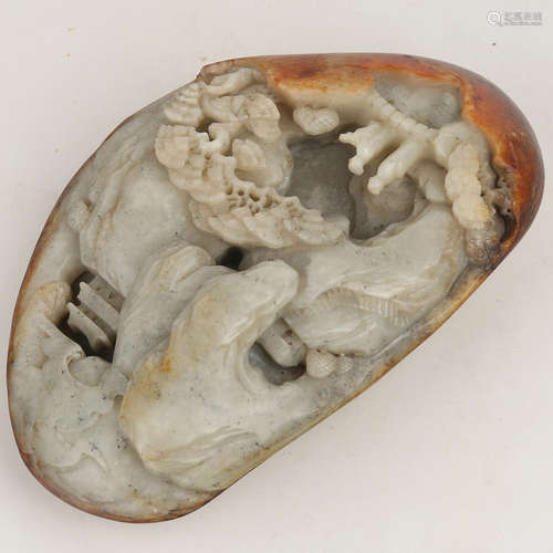 A Chinese Carved Jade Decoration