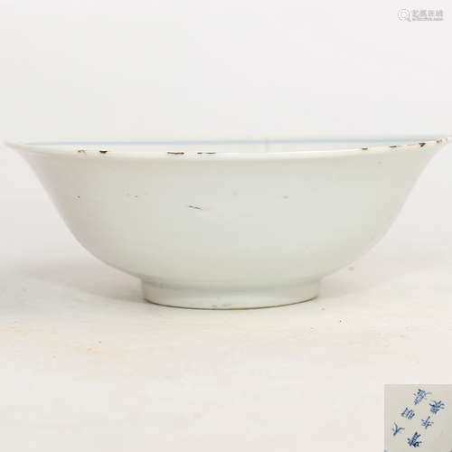 A Chinese Blue and White Porcelain Bowl