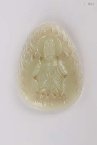 A Chinese Carved Jade Pendant