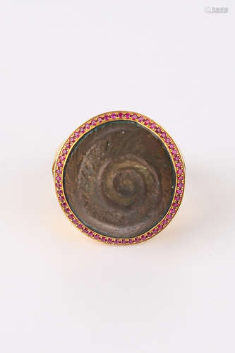 A Chinese Bronze Ring