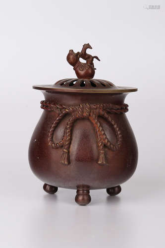 A Chinese Bronze Incense Burner