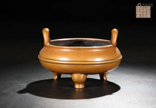 BRONZE CENSER WITH EARS