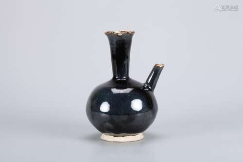 A Chinese Black Glazed Porcelain Water Pot