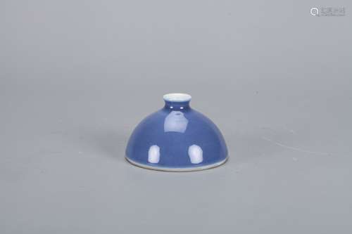 A Chinese Blue Glazed Porcelain Water Pot