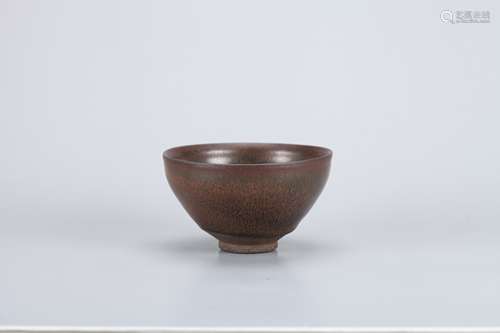 A Chinese Black Glazed Porcelain Cup