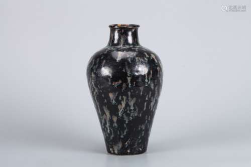 A Chinese Brown Glazed Porcelain Vase