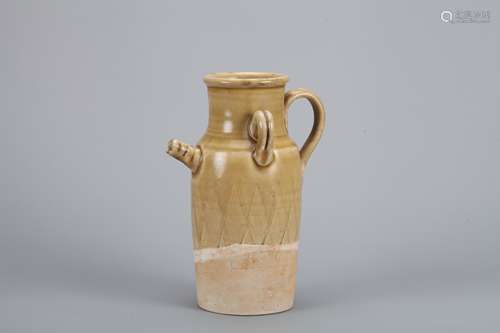 A Chinese Yellow Glazed Porcelain Water Pot