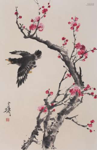 A Chinese Painting, Wang Xuetao Mark