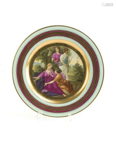 A Royal Vienna-style cabinet plate