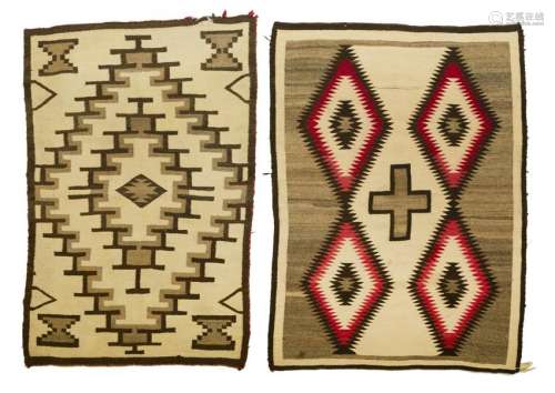 Two Navajo regional rugs