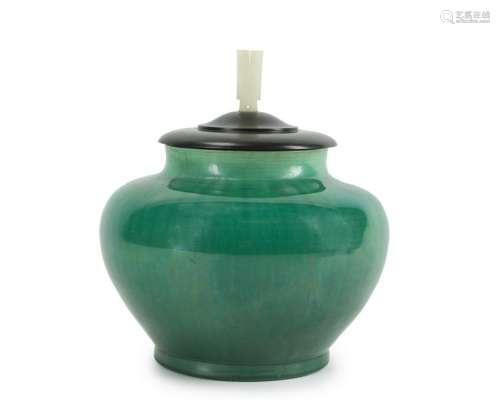 A Chinese bulbous vase