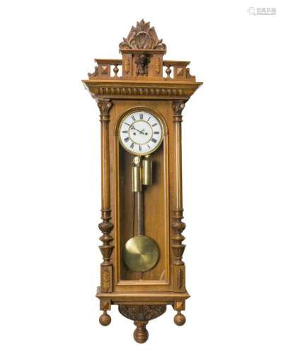 A Vienna regulator wall clock