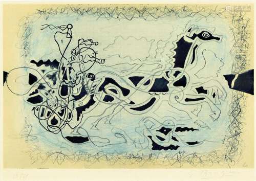 Georges Braque, 1882-1963, untitled, color offset