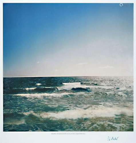 Gerhard Richter, born 1932, color offset and serigraph
